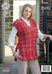 King Cole Corona Chunky Pattern 4664 - Cape & Tabard - NOW €1.00