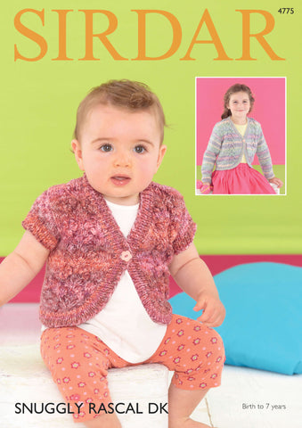 Sirdar Snuggly Rascal DK Pattern 4775 - Boleros - NOW €1.00