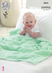 King Cole Yummy Pattern 4822 - Blankets