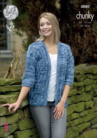 King Cole Big Value Tonal Chunky Pattern 4880 - Jackets