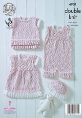 King Cole Cherish Dash & Cherished DK Pattern 4901 - Baby Set