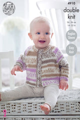 King Cole Cherish & Cherished DK Pattern 4910 - Cardigans & Sweater