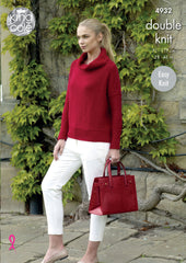 King Cole Luxury Merino DK Pattern 4932 - Sweaters