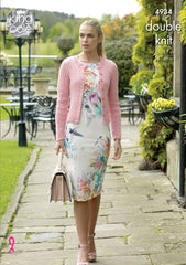 King Cole Luxury Merino DK Pattern 4934 - Cardigan & Sweater