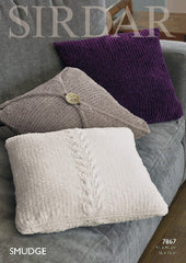 Sirdar Smudge Pattern 7867 - Cushion Covers - NOW €1.00