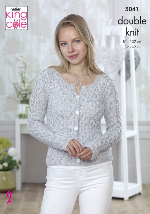 King Cole Calypso DK Pattern 5041 - Cardigan & Top - NOW €1.00