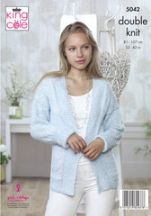King Cole Calypso DK Pattern 5042  Sweater & Cardigan - NOW €1.00