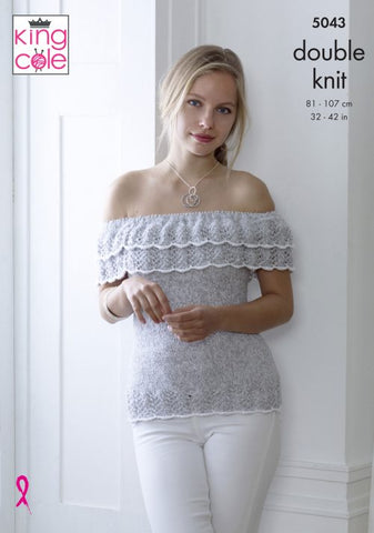 King Cole Calypso DK Pattern 5043- Tops - NOW €1.00