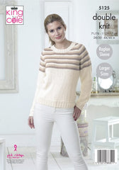 King Cole Cottonsoft DK Pattern 5125 - Sweaters