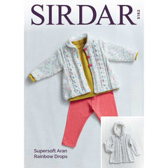 Sirdar Supersoft Aran Rainbow Drops