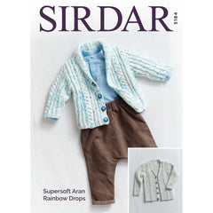 Sirdar Supersoft Aran Rainbow Drops