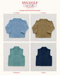 Sirdar Snuggly 100% Cotton Pattern 5270 - Cabled Sweater & Tank -