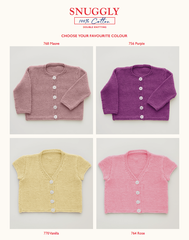 Sirdar Snuggly 100% Cotton Pattern 5271 - Long & Short Sleeved Cardigan -