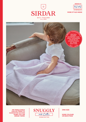 Sirdar Snuggly 100% Cotton Pattern 5272 - Square Block Blanket
