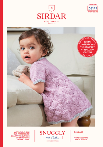Sirdar Snuggly 100% Cotton Pattern 5279 - Dress