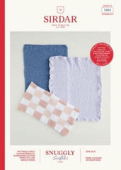 Sirdar Snuggly Snowflake Chunky Pattern 5403 - Blankets