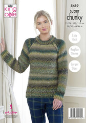 King Cole Explorer Super Chunky Pattern  5459 - Cardigan & Sweater