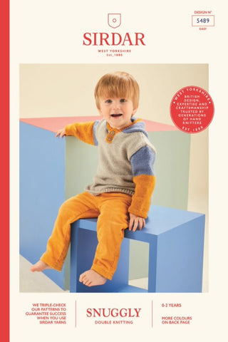 Sirdar Snuggly DK Pattern 5489 - Hoodie