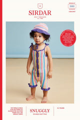 Sirdar Snuggly DK Pattern 5503 - Crochet Deck Chair Play Suit