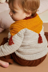 Sirdar Snuggly 4 Ply Pattern 5511 - Tiny Tasselled Crochet Sweater