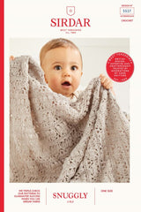 Sirdar Snuggly 3 Ply Pattern 5527 - Little Buds Crochet Blanket