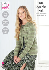 King Cole Island Beaches DK Pattern 5608 - Sweater & Cardigan