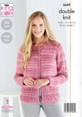 King Cole Island Beaches DK Pattern 5609 - Cardigan & Waistcoat