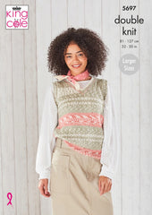 King Cole Fjord DK Pattern 5697 - Tank Tops