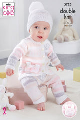 King Cole Cherished Baby DK Pattern 5725 - Baby Set