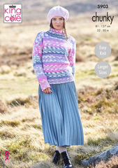 King Cole Nordic Chunky Pattern 5903 - Sweaters