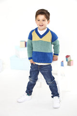 King Cole Cherished Baby DK Pattern 5922 Sweater & Cardigan