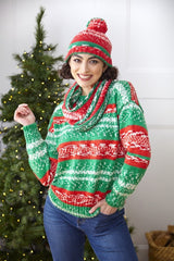 King Cole Fjord DK Pattern 5941 - Sweaters, Cowl & Hat