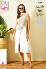 King Cole Linendale DK Pattern 5986 - Ladies Tops