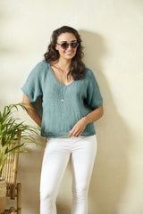 King Cole Linendale DK Pattern 5987 - Ladies Tops