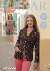 Sirdar Caboodle Pattern 7844 - Cardigans - REDUCED - NOW €1.00