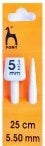 Pony Knitting Needles Pony - Plastic/Aluminium 25cm long