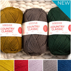 Sirdar Country Classic 4 Ply Pattern 10245 - CROCHET PEACOCK STITCH CARDIGAN