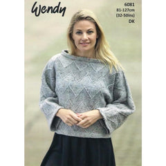 Wendy Harris DK Pattern 6081 - Zig Zag Sweater - NOW €1.00