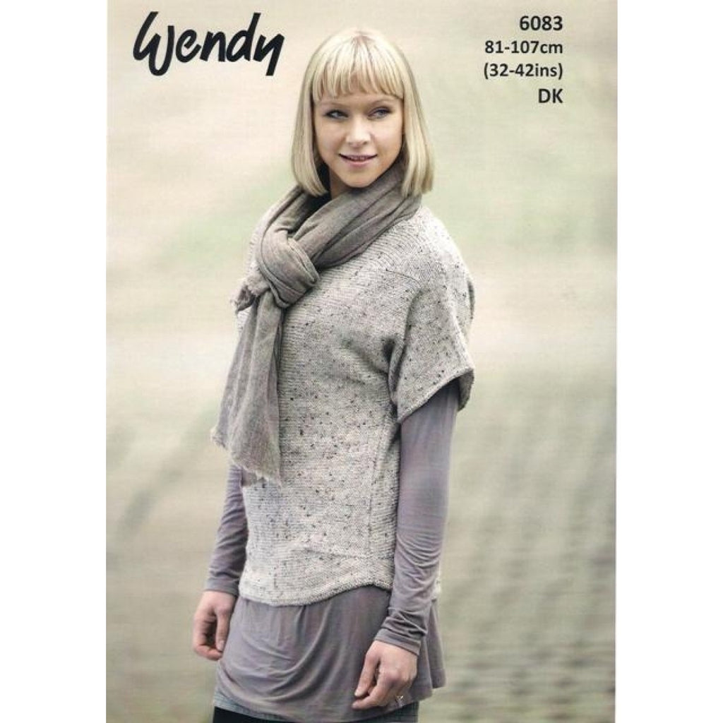 Wendy Harris DK Pattern 6083 - Scoop Hem Sweater - NOW €1.00