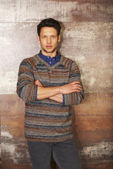 Stylecraft Life Vintage Look  & Life DK Pattern 9313 - Mens Sweaters