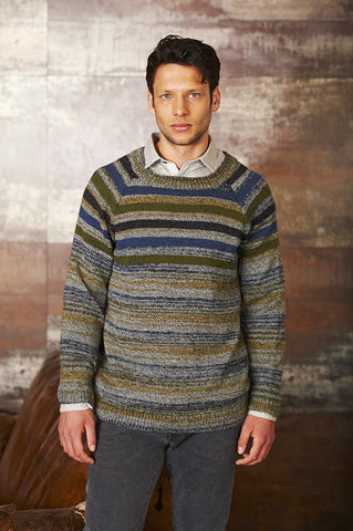 Stylecraft Life Vintage Look  & Life DK Pattern 9313 - Mens Sweaters