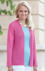 Sirdar Cotton 4 Ply Pattern 7741 - Womens Jacket