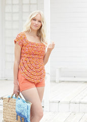 Sirdar Cotton Prints DK & Cotton DK Pattern 7771 - Crochet Tops - NOW €1.00