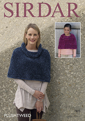 Sirdar Plushtweed Pattern 7875 - Capes - NOW €1.00