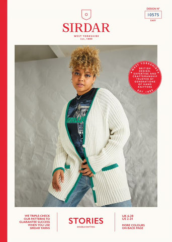 Sirdar Stories DK Pattern 10575 - Cardigan