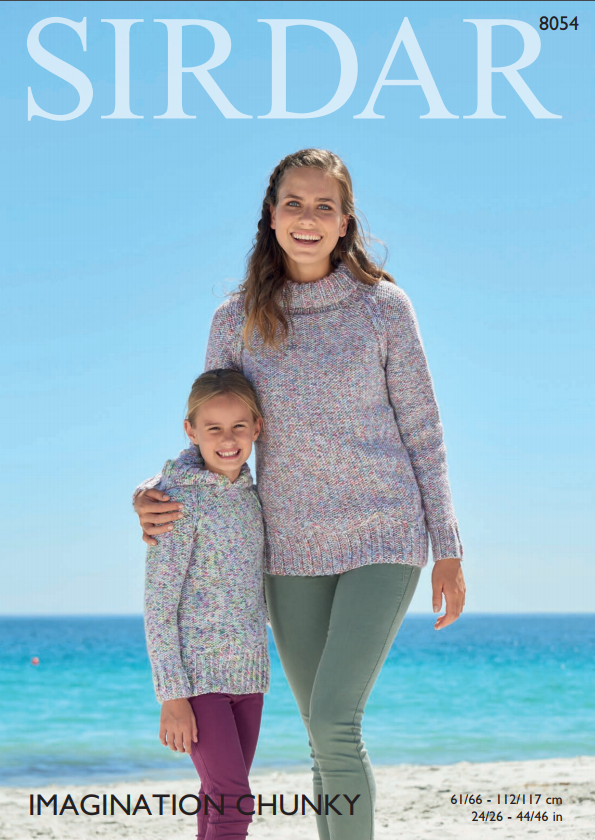 Sirdar Imagination Chunky Pattern 8054 - Sweaters - NOW €1.00
