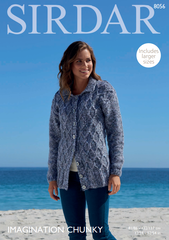 Sirdar Imagination Chunky Pattern 8056 - Cardigan - NOW €1.00