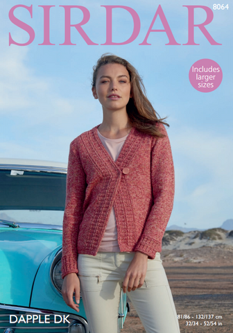 Sirdar Dapple DK Pattern 8064 - Jacket - NOW €1.00