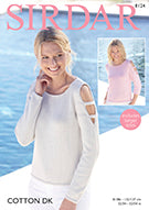 Sirdar Cotton DK Pattern 8124 - Sweaters