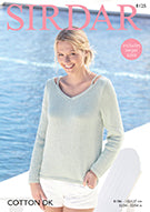 Sirdar Cotton DK Pattern 8125 - Sweater